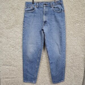 Vtg Levi's 550 Relaxed Fit Jeans‎ Men's 38x32 (fits 34x31) Blue USA 90s Tapered